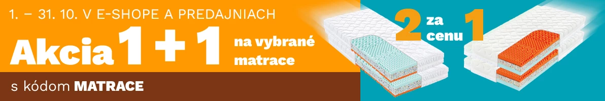 Matrace 1+1 zdarma 1-31-10-2026