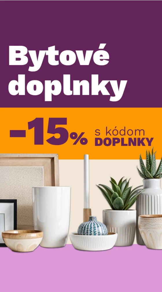15 % na bytové doplňky 16-17-9-2026