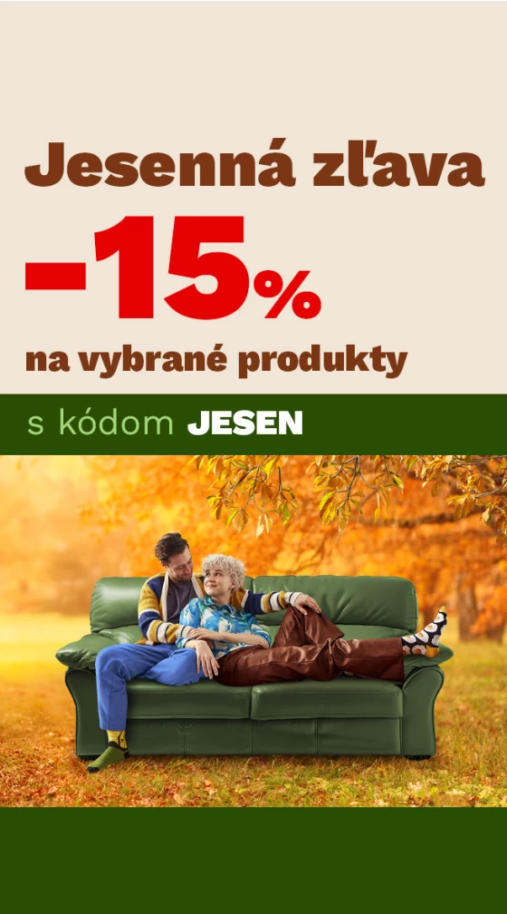 PODZIMNÍ SLEVA 15 % na vybrané produkty 28.9. - 1.10. 2026