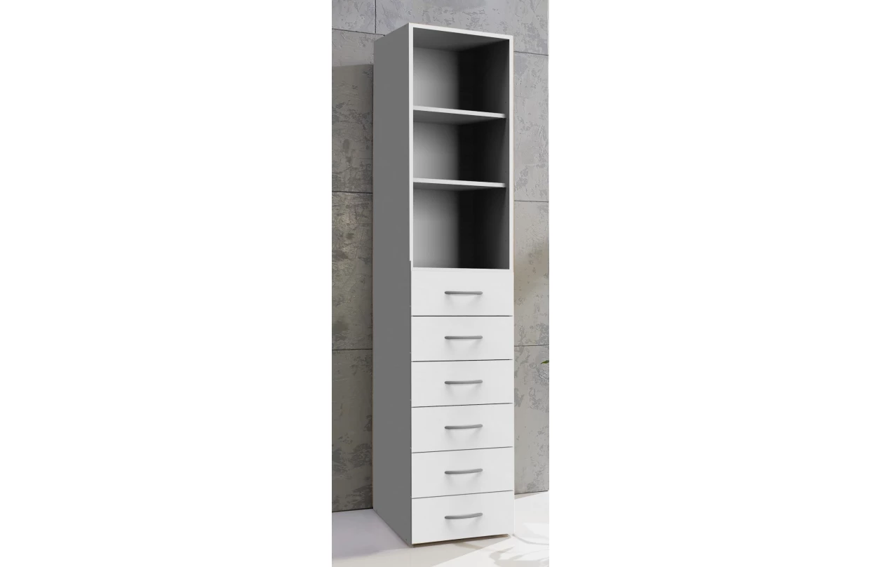 Rohová skriňa Multiraum, 80 cm, dub sonoma 22