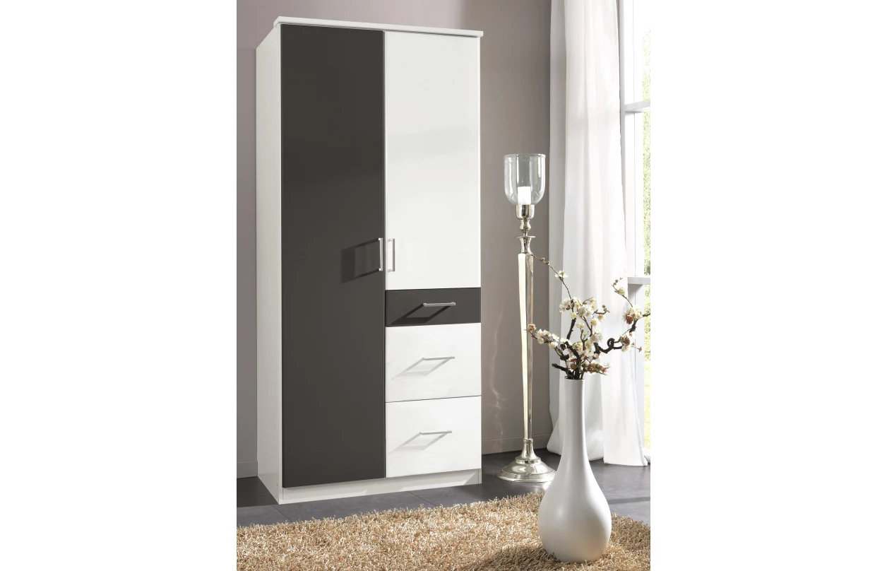 Skriňový nadstavec Click, 91 cm, biely 1