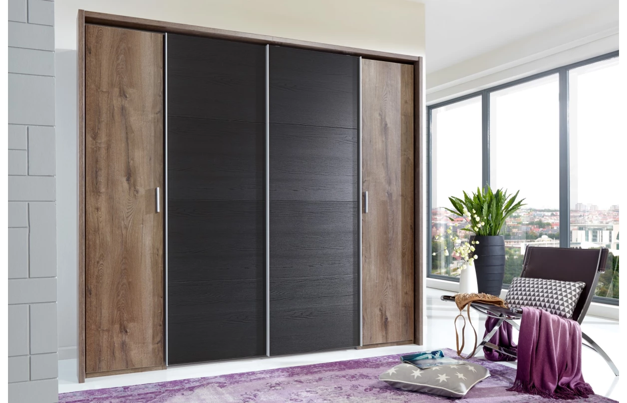 Šatníková skriňa Lotto, dub sonoma/biela 22