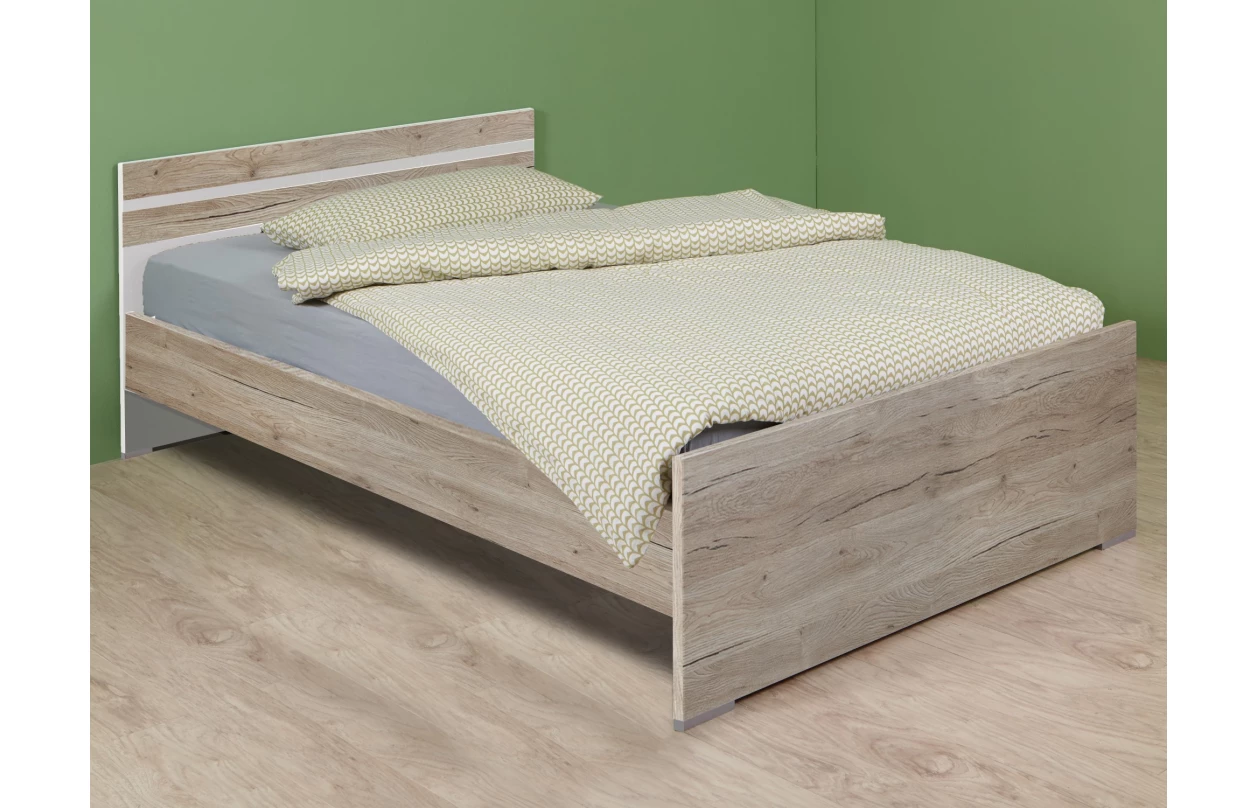 Široký regál Cariba, dub san remo/biely mat 15