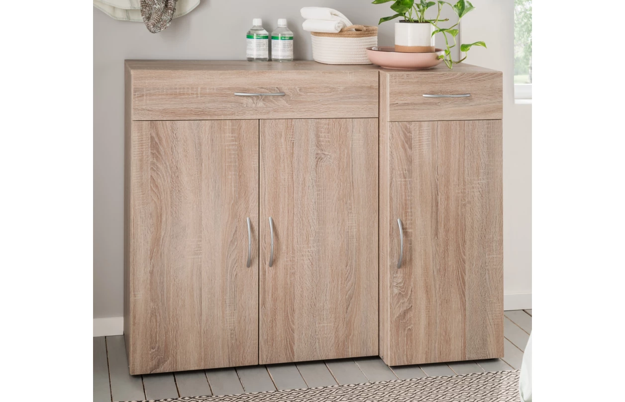 Policová skriňa Multiraum, 45 cm, biela 32