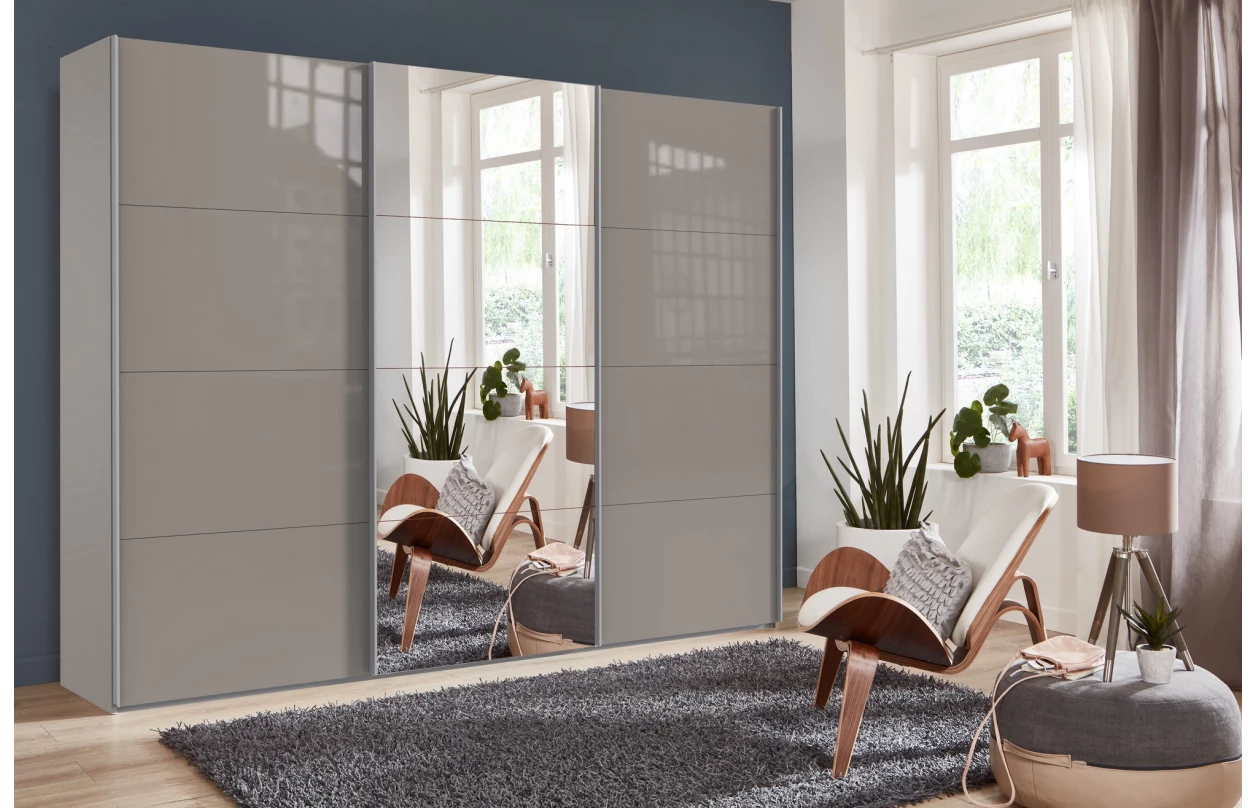 Posuvné dvere ku korpusu skrine šírky 225 cm Easy Plus,  doskový dub 15