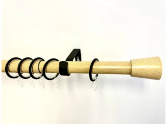 Garnýža Jana 190-360 cm, imitácia bukového dreva