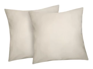 Obliečka na vankúš (2 ks) Satin 50x50 cm, krémový