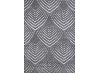 Koberec Oksy 80x150 cm, šedá geometria