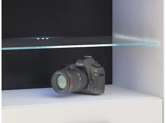 Sada LED osvetlenia pre sklenené police (2ks) bílé