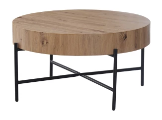 Okrúhly konferenčný stolík Antonia, 80 cm, dub artisan