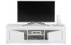 TV stolík s osvetlením Oakland 140 cm, biely