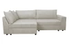 Rohová sedačka Brian, krémová štrukturovaná látka