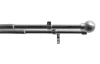 Dvojitá garniža Orbis 240-450 cm, ušľachtilá oceľ