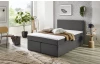 Posteľ boxspring Aston 120x200 cm, stredne šedá látka