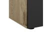 Kúpeľňová stojacia skrinka Vista 34 cm, dub viking/čierna
