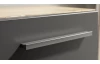 Kúpeľňová stojacia skrinka Vista 34 cm, dub viking/čierna