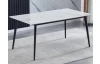 Jedálenský stôl Danny 160x90 cm, imitácia bieleho mramoru