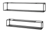 Set 2 ks nástenný regál Leicester 85 cm/75 cm