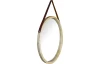 Závesné zrkadlo Tiara 55 cm, drevo