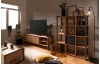 Široká TV skrinka Denver, dub artisan/antracit