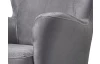 Kreslo Next, sivá látka/nohy prírodný dub