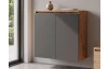 Nástenná skrinka Asko Living, 75 cm, dub artisan/antracit