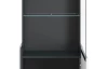 Vysoká vitrína Campania 60 cm, biela/antracit, pravá