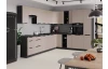 Predný panel na vstavanú kuchynskú umývačku Arona, 45 cm, kašmírová/čierna