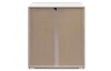 Zásuvková komoda Oreso 76 cm, biela