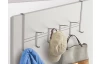 Závesná lišta na dvere Polytherm 45 cm, strieborná mat