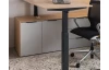 Zostava 2 skriniek k písaciemu stolu Home Office,dub sonoma/svetlosivá
