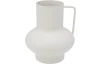 Váza 15 cm, biely zinok