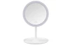Kozmetické zrkadlo s LED Liara 18x28,5 cm, biele