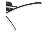 Stropné LED osvetlenie Tansy 60 cm, čierne
