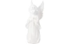 Dekoračná soška (mix) Stojaci anjel, biely porcelán