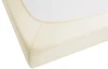 Napínacie prestieradlo Jersey Castell 90x200 cm, krémové
