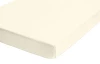 Napínacie prestieradlo Jersey Castell 180x200 cm, krémové