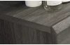 Široká komoda Scout, 165 cm, sivý dub/biely lesk