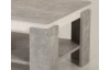 Konferenčný stolík Tim, šedý beton/biely