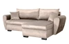 Rohová sedacia súprava Logan, svetloe béžová látka