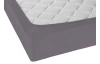 Napínacie prestieradlo Jersey Castell 180x200 cm, strieborné