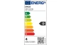 LED žiarovka Filament mini globe, E14, 3,4 W, 470 lm