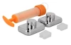 Závesný rohový regál Reflex Luxy 2, chrometherm