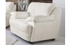 Kreslo Nebolo, krémová koža