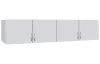Skriňový nadstavec Case, 181 cm, biely