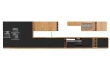 Horná kuchynská skrinka Modena, 80 cm, dub artisan