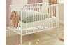 Detská baby postieľka Celia 60x120 cm, biela