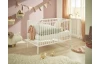 Detská baby postieľka Celia 60x120 cm, biela