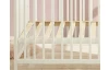 Detská baby postieľka Celia 60x120 cm, biela