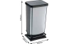 Odpadkový kôš Paso 40 l, strieborný
